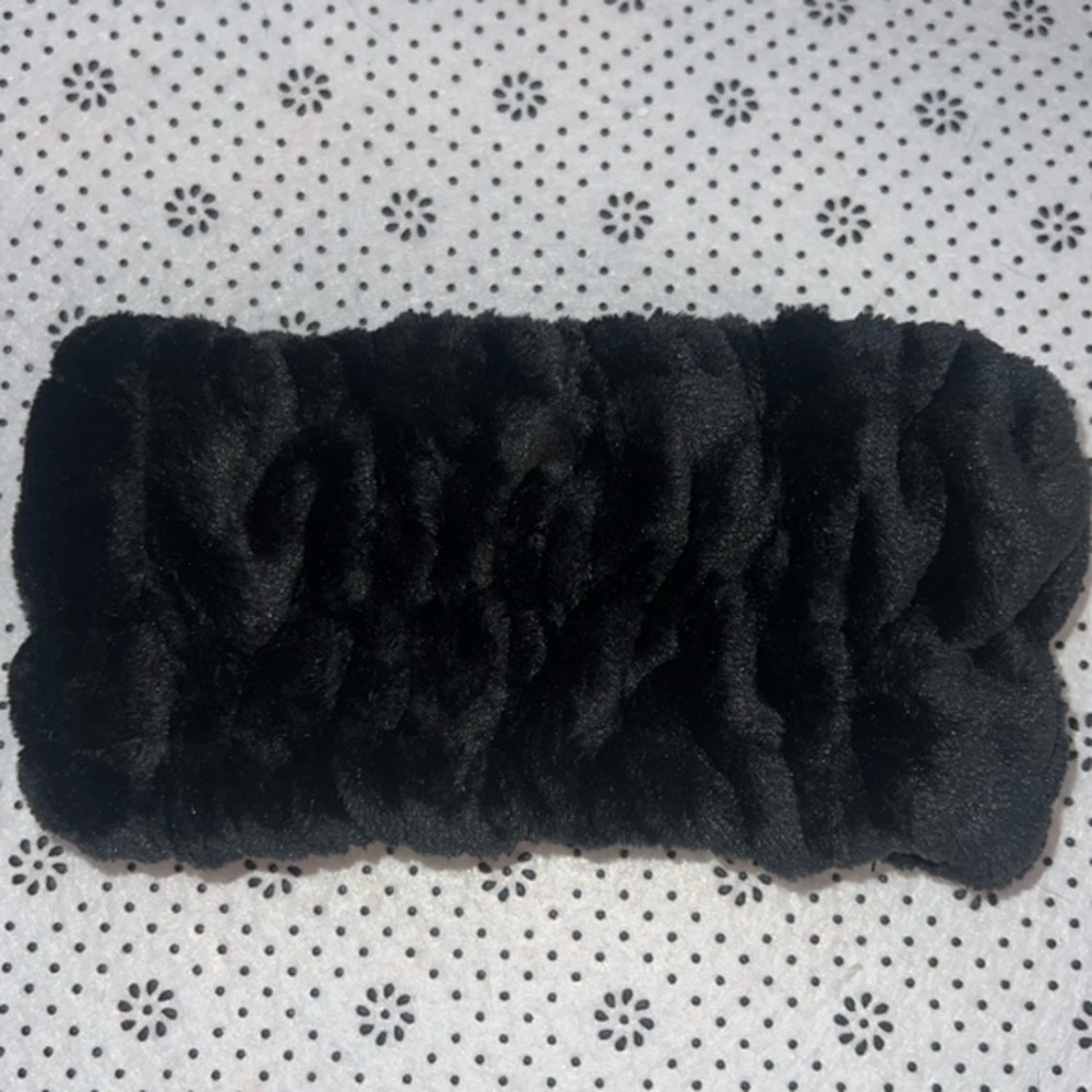 🛍 NEW Little GIRLS BLACK HEAD BAND SIZE 6 MONTHS TO 2 YEARSS .